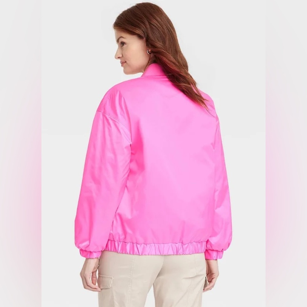 NWOT A New Day Pink Bomber Jacket - Picture 2 of 3